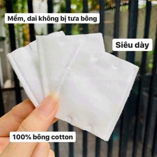 Bông tẩy trang 3 lớp Cotton Pads Túi 222 miếng
