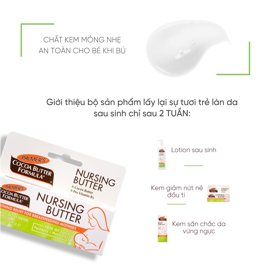 Mô tả Kem bôi ngăn ngừa nứt nẻ đầu hoa, cổ gà và giảm đau đầu hoa Palmer's 30g - 6