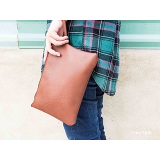 Clutch túi da thật cầm tay DOC HAVIAS