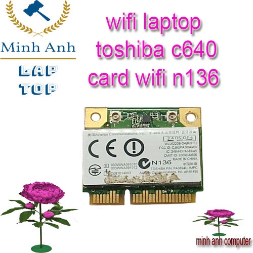 wifi laptop toshiba c640 card wifi n136 | Shopee Việt Nam