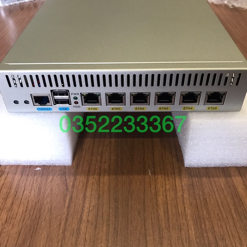 Router pfsense, router mikrotik, OpenWRT D525 6 port 1000Mbps | Shopee ...