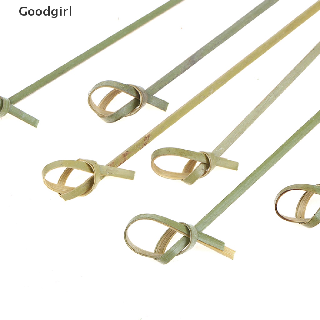 Set 100 xiên tre cắm trang trí đồ uống