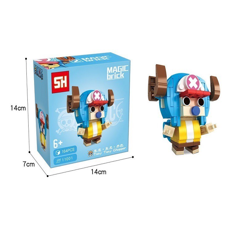 Mô Hình Lắp Ráp One Piece Tony Tony Chopper - Minifigure Đầu Vuông ...