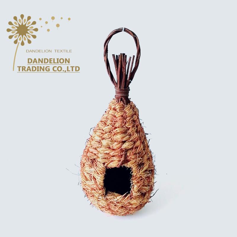Tổ Chim Bằng Rơm Tự Nhiên Có Móc Treo Độc Đáo Trang Trí Lồng Chim / Vẹt ...