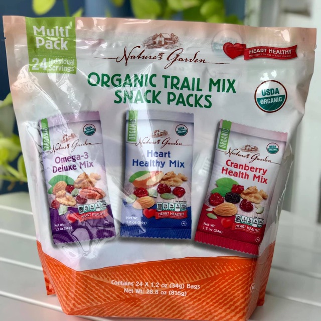 Organic trail mix snack pack bịch có 24 gói nhỏ | Shopee Việt Nam