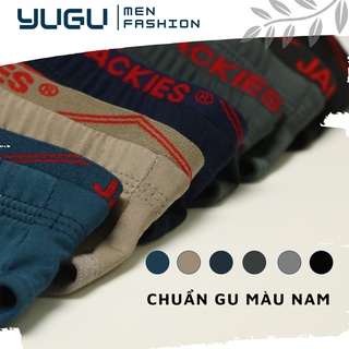 Quần lót nam thun lạnh cao cấp JACKIES Bn04 -YUGU- Quần sịp nam tam giác 40kg-90kg chính hãng Việt Nam, 1 chiếc, che tên