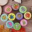 POP 10 Cái Kid Vui Nhộn Hoạt Hình Tự Mực Cao Su Tem Thêu Sò Dễ Thương Trường Thủ Công