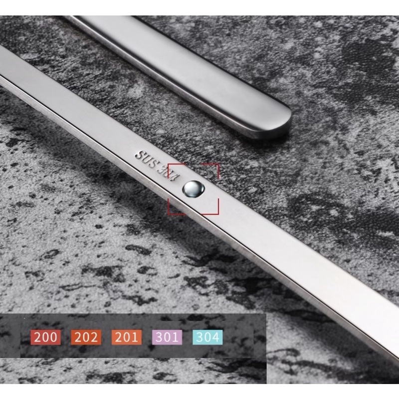 Muỗng thìa cà phê Inox 304 Muỗng sinh tố cán dài - C51