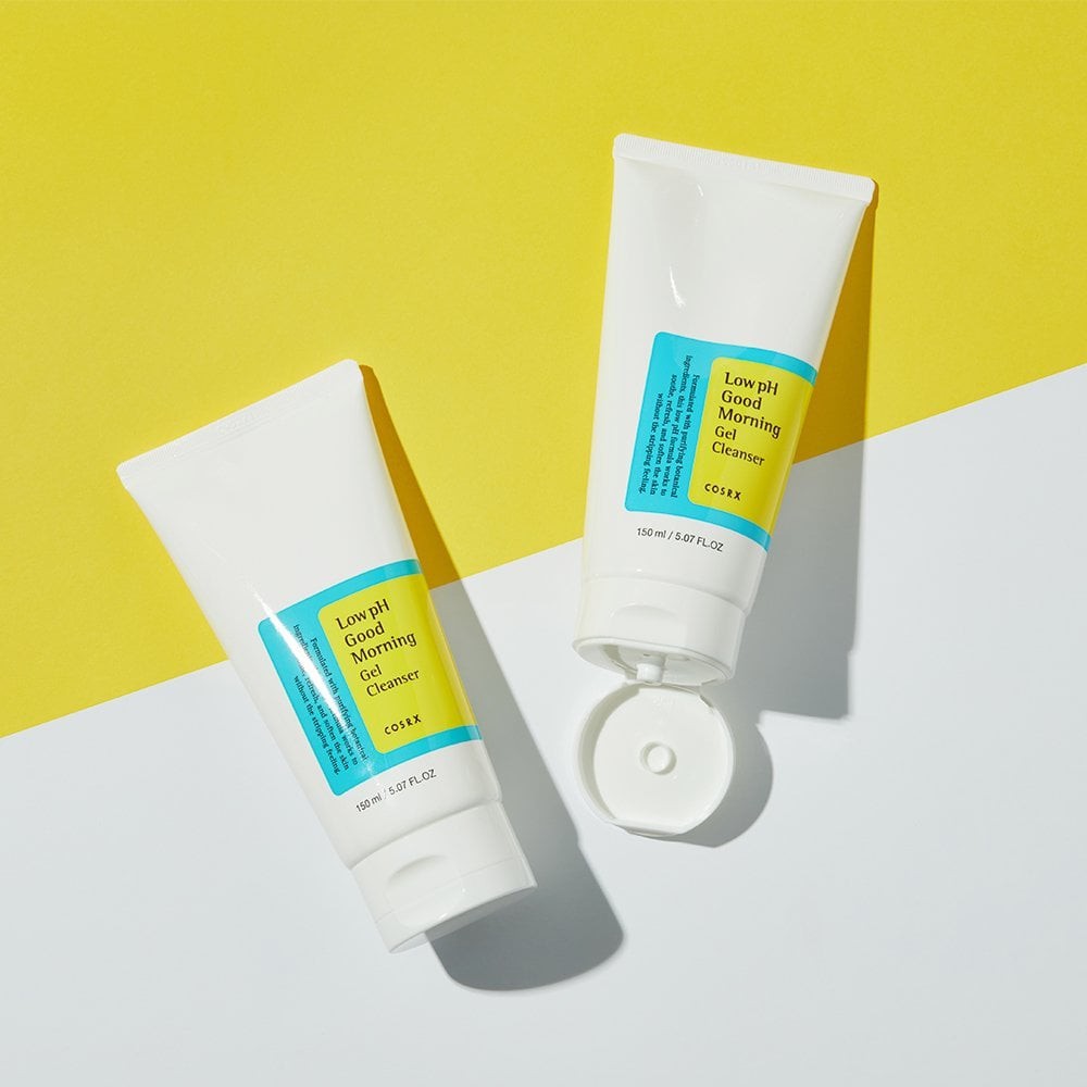 Ảnh Combo 2 Gel Rửa Mặt (Tràm Trà, 0.5% BHA) COSRX Low pH Good Morning Gel Cleanser (150ml) 3