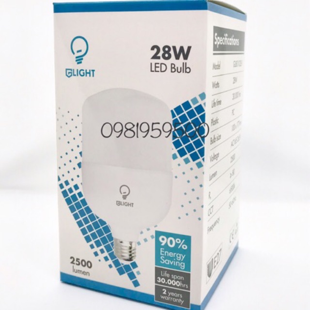 Bóng đèn Led Bulb 28W - BH 2 năm | Shopee Việt Nam