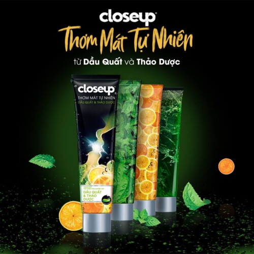 Ảnh Combo 3 Kem đánh răng dạng gel sạch khuẩn Closeup Thơm Mát Tự Nhiên Dầu Quất, Thảo Dược 230g 3