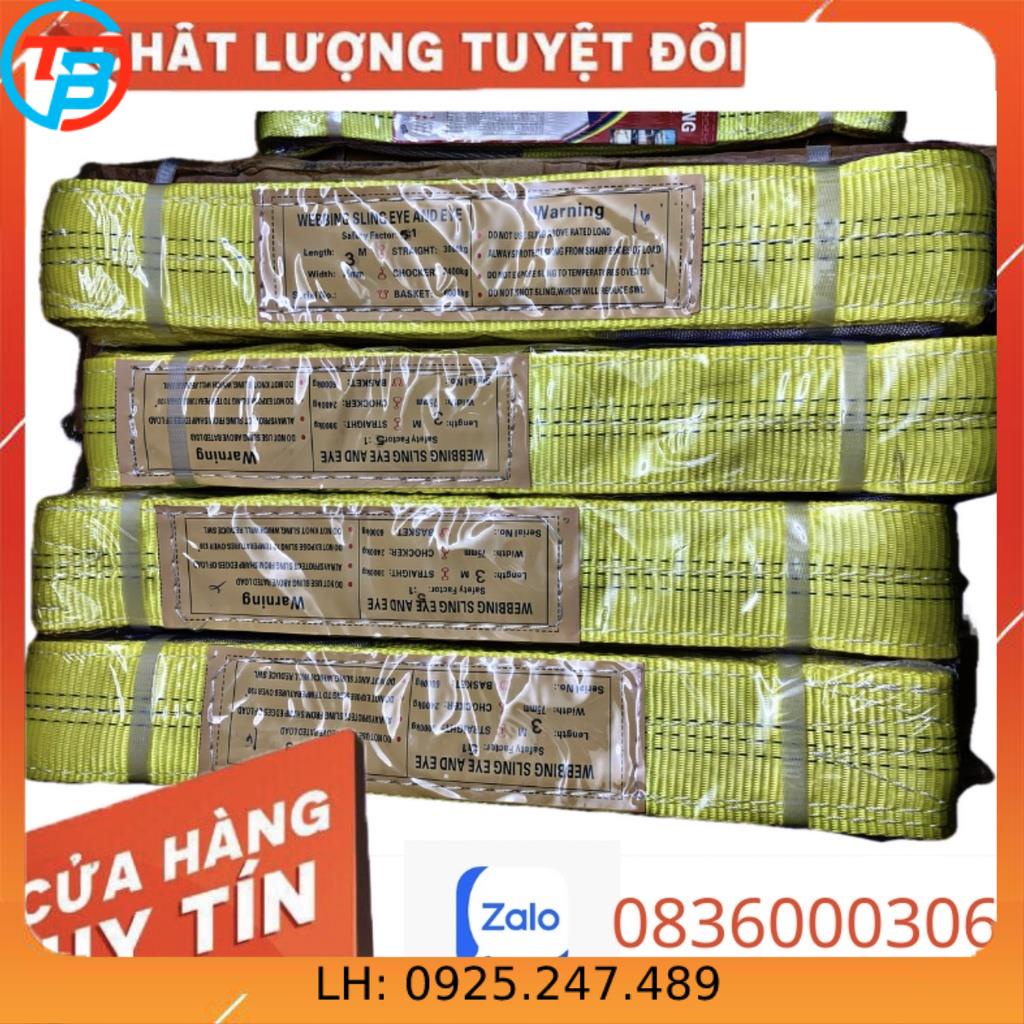 [GIÁ SỈ] Dây Cáp Vải Cẩu Hàng 3 Tấn (Dây Bẹ- Đủ Size) - Cáp Thép Sài ...