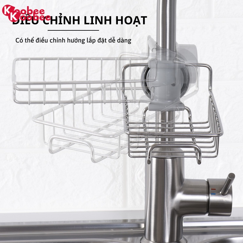 Kệ Giá Treo Vòi Đựng Đồ Có Móc Treo Tiện Dụng KOOBEE (DC03)