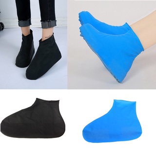 Bộ 2 Vỏ Bọc Giày Đi Mưa Bằng Silicone Chống Thấm Nước Có Thể Tái Sử Dụng