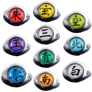 Phụ Kiện Nhẫn Kim Loại Hình Naruto Akatsuki Itachi Dễ Thương Thời Trang Hóa Trang Cho Bé Trai