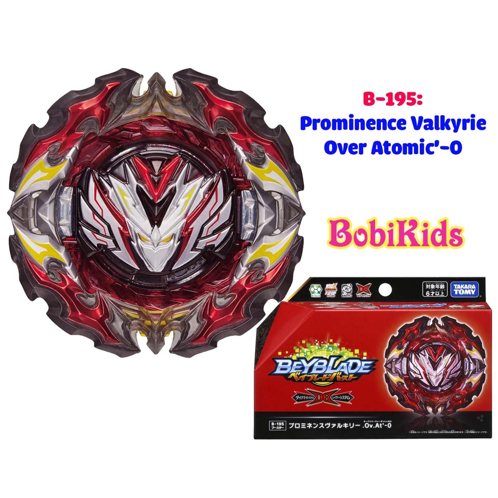 BEYBLADE - Con Quay: Prominence Valkyrie Over Atomic'-0 B-195 ...