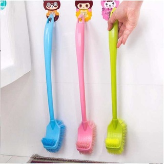 Chổi Cọ Rửa Toilet 2 Đầu Đa Năng, Cây Cọ Bồn Cầu Làm Sạch Mọi Vết Bẩn 1455