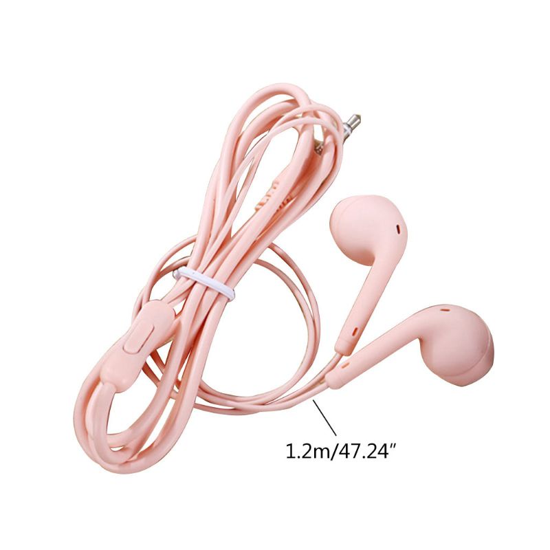 Tai nghe nhét tai có micro tích hợp kiểu dáng thể thao có dây âm siêu trầm 3.5 mm hỗ trợ rảnh tay