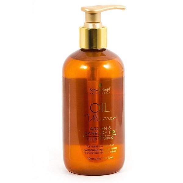 Dầu gội cao cấp siêu mượt Schwarzkopf Ultime Oil Argan Barbary Fig phù hợp tóc thường và tóc to sợi 300ml (ĐỨC)