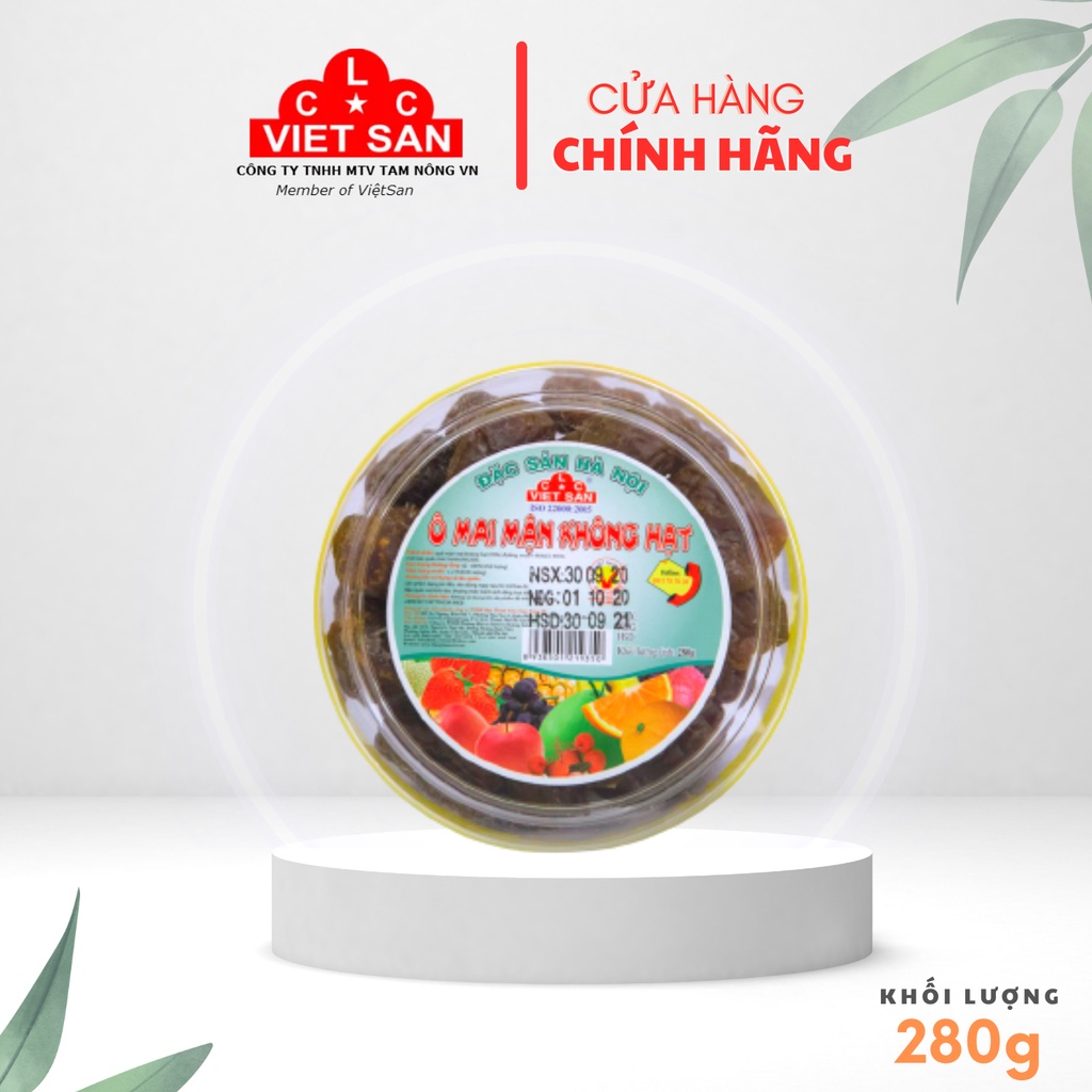 Ô Mai Mận Không Hạt Việt San 150g/280g - Mận Khô Chua Ngọt Dẻo Thơm Ăn Vặt Tiện Lợi