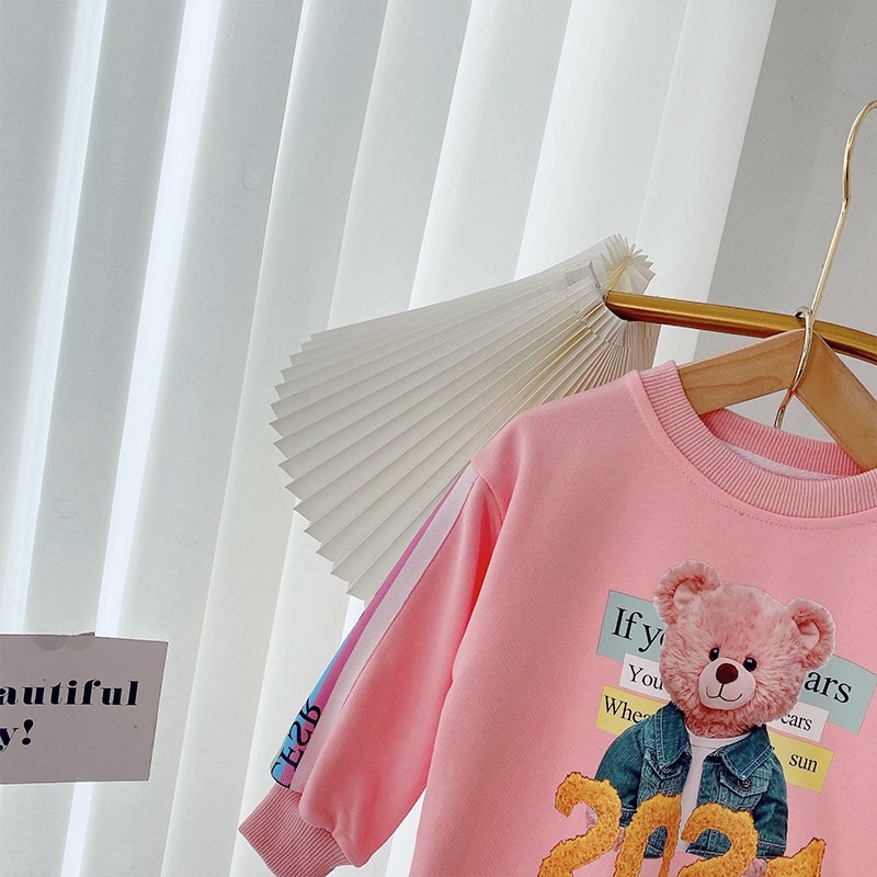 Bộ đồ cho bé từ 4-9 tuổi chất nỉ da cá siêu mềm đẹp