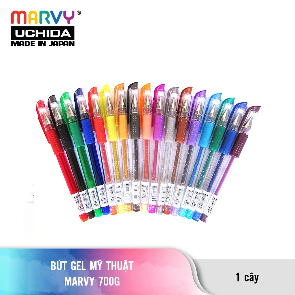 Ảnh Bút gel có nắp Marvy Uchida 700G ngòi 0.7mm 1