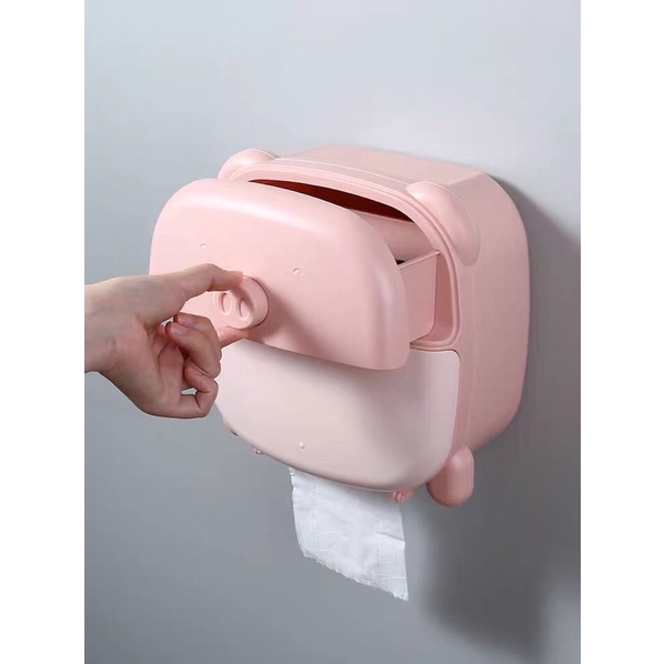 Hộp đựng khăn giấy dễ thương treo tường