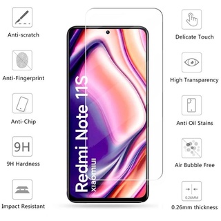 Kính Cường Lực 3 Trong 1 Bảo Vệ Màn Hình Cho Xiaomi Redmi Note 11s 11 10 5G 9s 9 Pro Max 10s Pro+