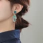 Khuyên Tai Kim Bạc Hình Học Không Đều Khí Chất Thời Trang Nhỏ Và Tươi Mới net red