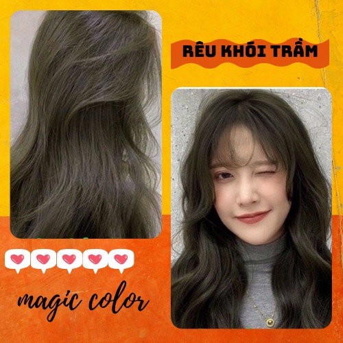 Thuốc Nhuộm Tóc Màu Rêu Khói Trầm (Không Cần Tẩy) colorking caitu