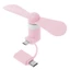 COO 2 trong 1 Loại C Micro USB Mini Quạt Làm Mát Cho HTC Type-C USB-C Cho Smart Cell Phon