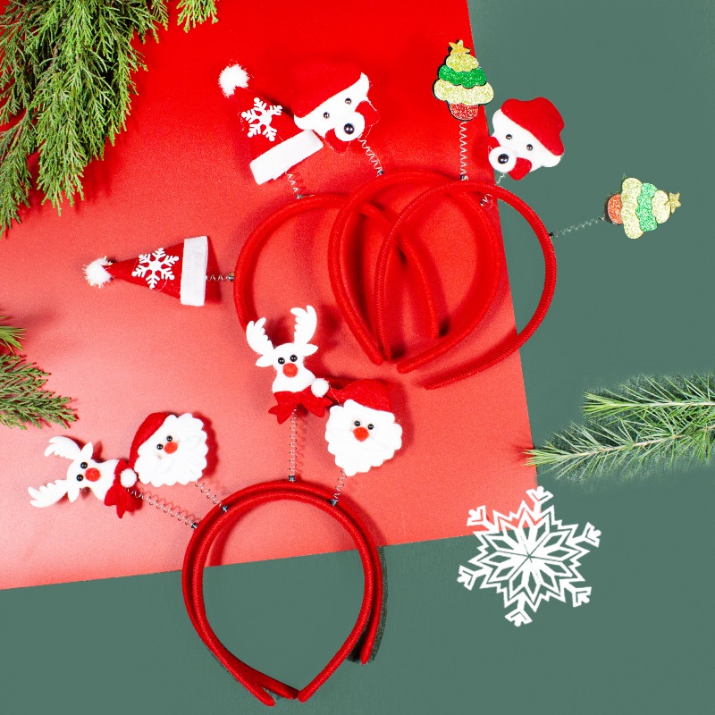 Cài Tóc Noel, Phụ Kiện Cài Tóc, Bờm Cài Tóc Noel Dễ Thương Cho Bé PUKAPI