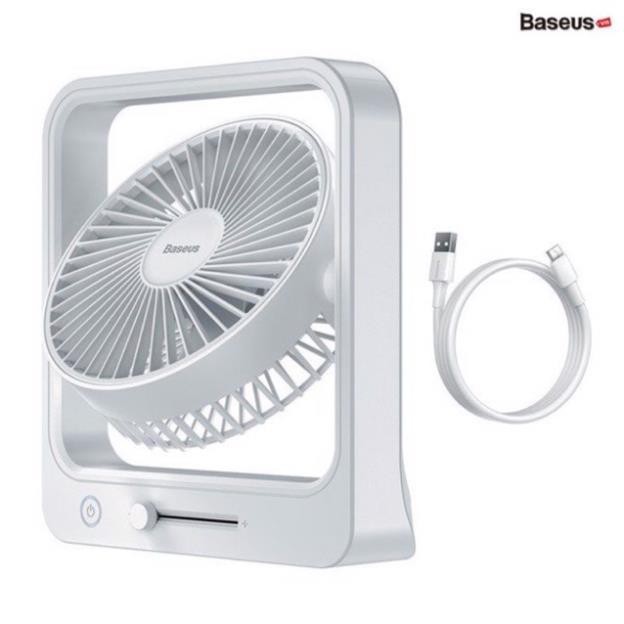 Quạt mini Pin sạc Baseus Cube Shaking Fan | Shopee Việt Nam