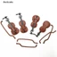 |Tinh tế| 1 / 12 Nhà Búp Bê Nhạc Cụ Mô Hình Đàn Guitar Cổ Điển Violin Cho Búp Bê