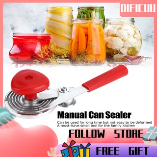 Dificuu Dụng cụ đóng sản phẩm lon dùng tay niêm phong đồ hộp ăn được/lọ chai chưa hoàn thiện