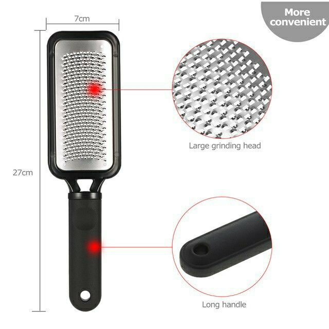 Combo Bàn Chà Gót Chân & Kem Dưỡng Ẩm Da Làm Mềm Da, Thiết Kế Nhỏ Gọn Sử Dụng Tiện Lợi
