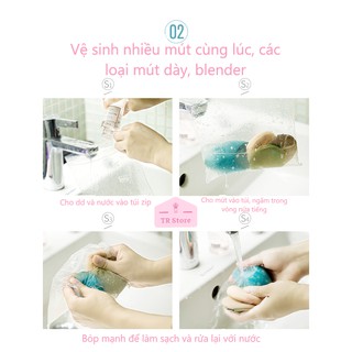 Dung Dịch Rửa Cọ, Giặt Mút Trang Điểm Gecomo 80ml - Bảo Vệ Cọ, Dưỡng Da