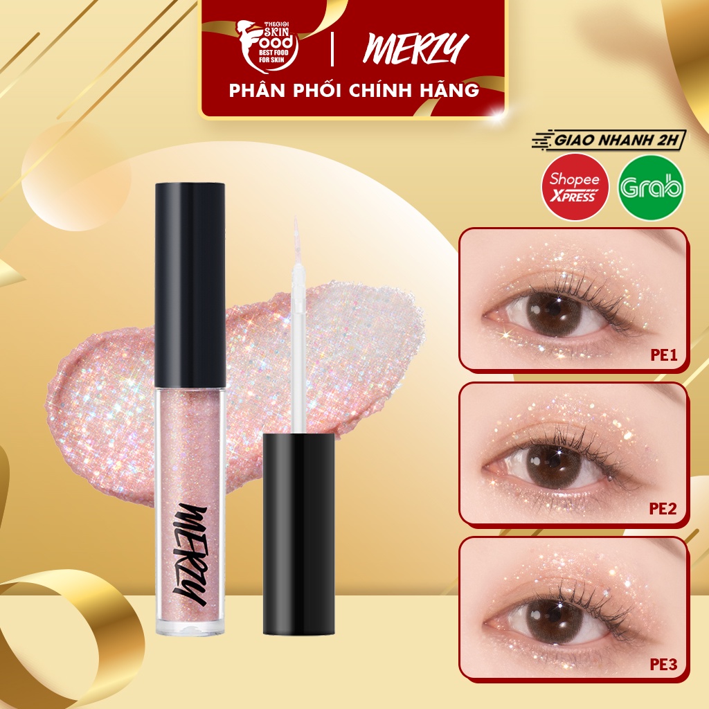 Gel Nhũ Mắt Xinh Lung Linh Merzy Windy Pop Eye Glitter 1.9g | Shopee ...