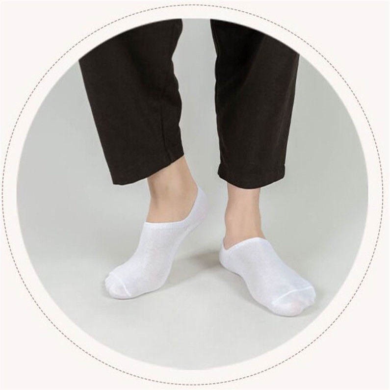 Tất vớ cổ ngắn co giãn 4 chiều thông thoáng, vớ cổ ngắn nam nữ chất liệu Cotton - Ekiu Shop