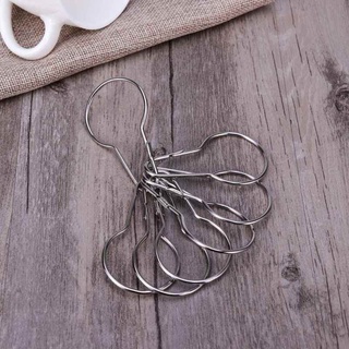 10 Móc Treo Rèm Cửa Vải, Màn Cửa Bằng Inox LAVEMO Cao Cấp Tiện Lợi Dễ Sử Dụng Không Gỉ MT04