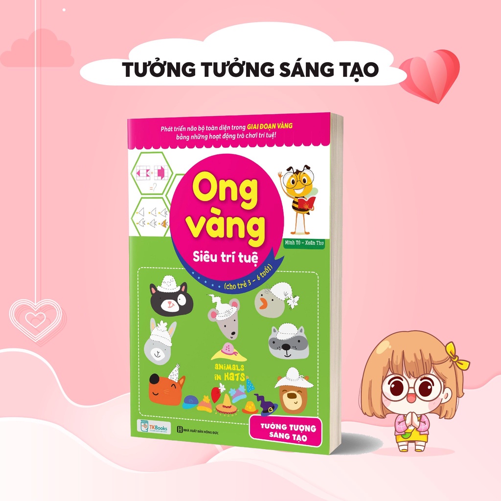 Sách - Combo Ong vàng siêu trí tuệ - Phát triển tư duy toàn diện cho bé