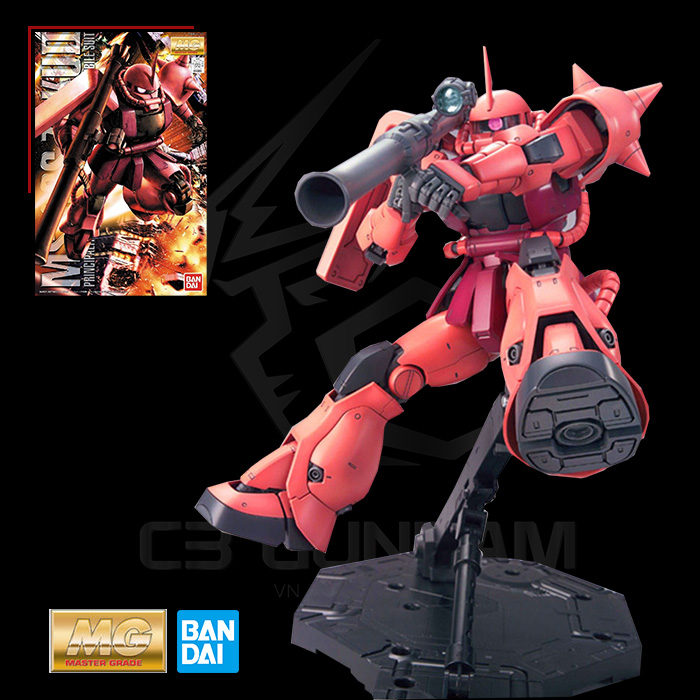 Bandai MG 1/100 MS-06S Zaku II (Johnny Ridden Custom) - Modellino Gundam MSV-R - Import Giappone - 3