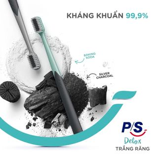 Bộ 6 bàn chải P/S White Detox trắng răng, sạch khuẩn