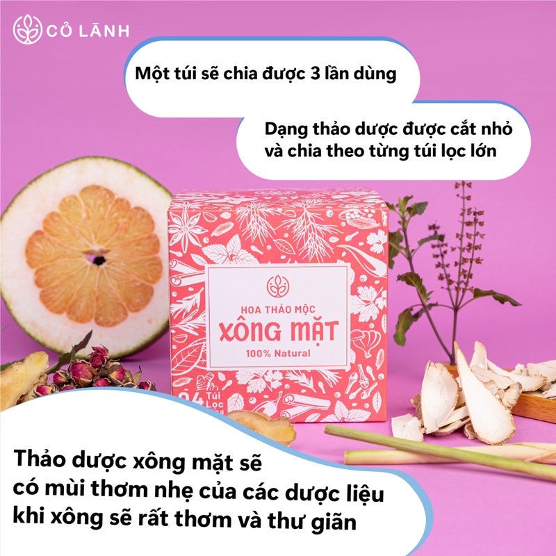 Thảo dược xông mặt