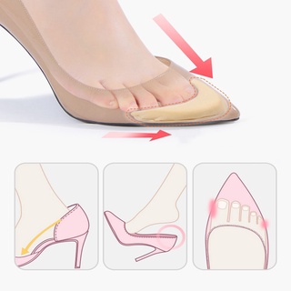 1 Cặp Miếng Lót Mũi Giày Cao Gót Chống Đau Có Thể Điều Chỉnh Cho Nữ