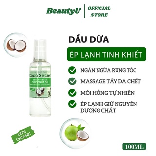 Dầu Dừa Hữu Cơ Nguyên Chất Ép Lạnh Tinh Khiết Dưỡng Da , Dưỡng Tóc , Dưỡng  Môi CoCo Secret