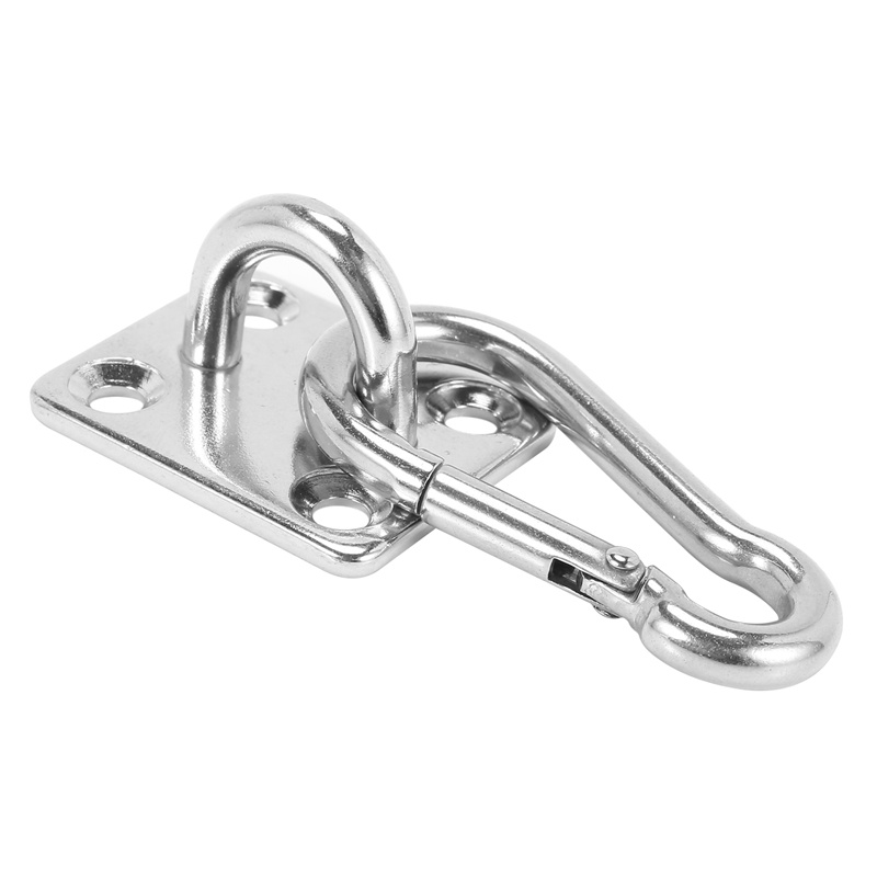 Set 2 móc treo võng gắn tường hình chữ U bằng thép không gỉ