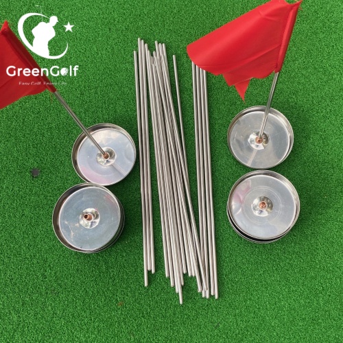 Bộ lỗ cờ Golf inox 304 đế 2cm, thân cờ inox 304, lá cờ đỏ | Shopee Việt Nam