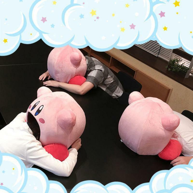 Trò chơi siêu Kawaii Kirby Siesta Toe Box Sang trọng Gối ngủ mềm mại Đồ chơi Cosplay