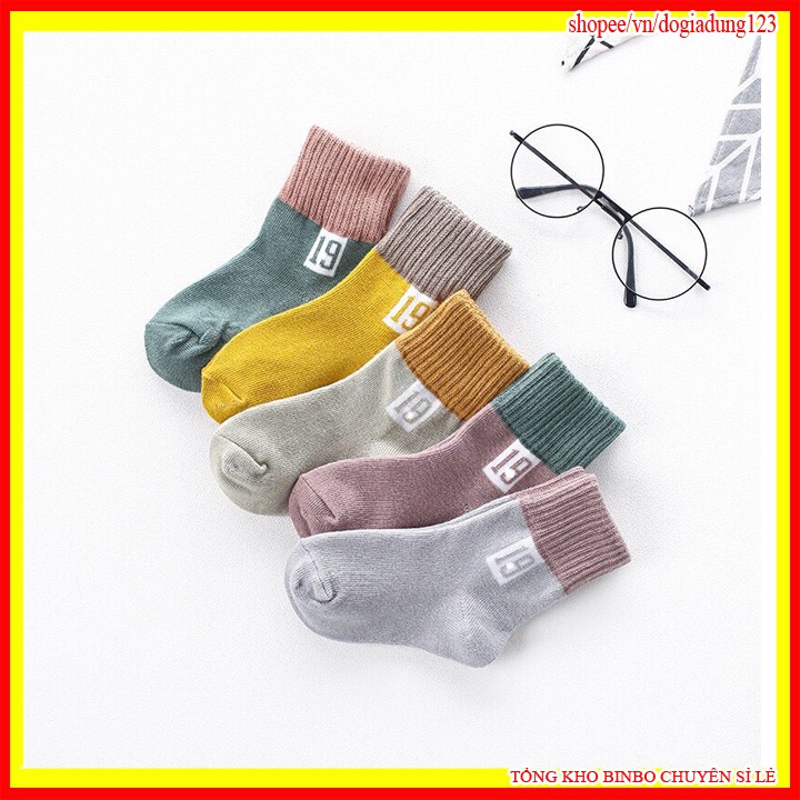 Sỉ/lẻ Tất bé trai bé gái - Set 5 đôi- Hàng xuất